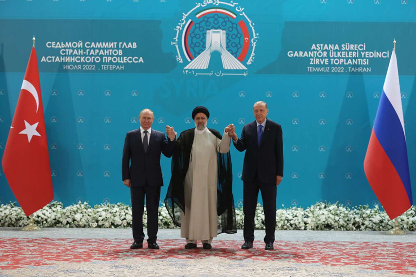 Turkey, Russia, Iran issues joint statement after meeting in Tehran